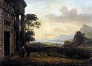 Claude Lorrain Landscape with Abraham Expelling Hagar (mk17) oil painting reproduction